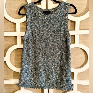 ANN TAYLOR Multi Color Boucle Knit Top, SZ Med *Excellent Condition!